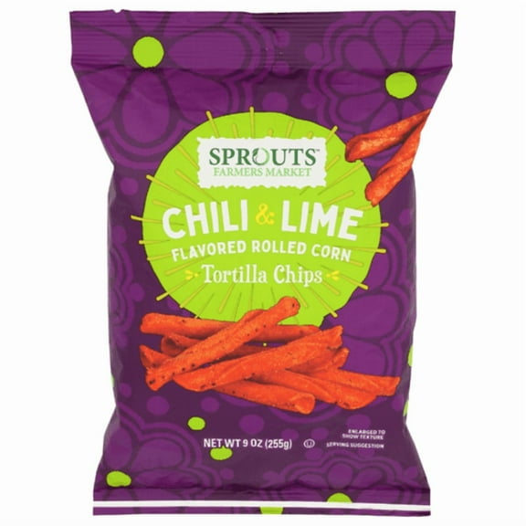 SPTs Chili & Lime Rolled Tortilla Chips 9 oz - Pack of 2