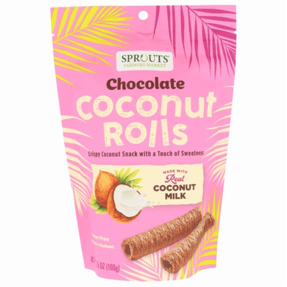 SPTs Chocolate Coconut Rolls 3.5 oz - Pack of 5