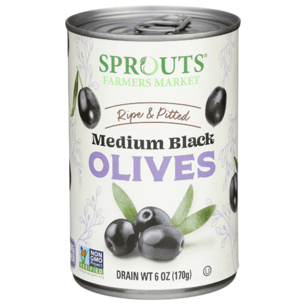 SPTs Medium Ripe Black Olives 6 oz - Pack of 2