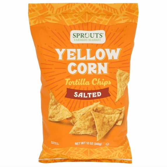 SPTs Yellow Corn Tortilla Chips 12 oz - Pack of 2