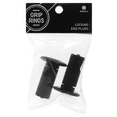 thumbnail image 1 of SPUR Cycle GripRings Expanding Locking Handlebar Bar End Plugs Black Pair, 1 of 1