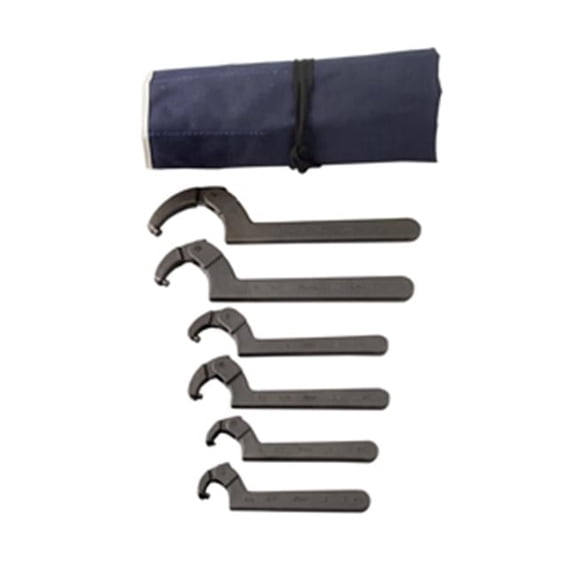 SPW6K Adjustable Pin Spanner Wrench Set