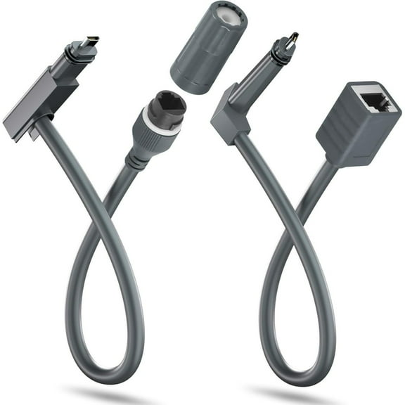 SPX to RJ45 Ethernet Adapter Kit for Starlink Gen 2 Waterproof CAT6/CAT6A Network Extension Converter, Supports 1200Mbps, Outdoor POE Compatible Cable Connector (Up to 53m)