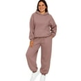 thumbnail image 1 of SPXTREME Women's Tracksuit Set 2 Piece Hoodie Sweatpants Lounge Oversized Sweatsuits Fall Outfits, 1 of 8