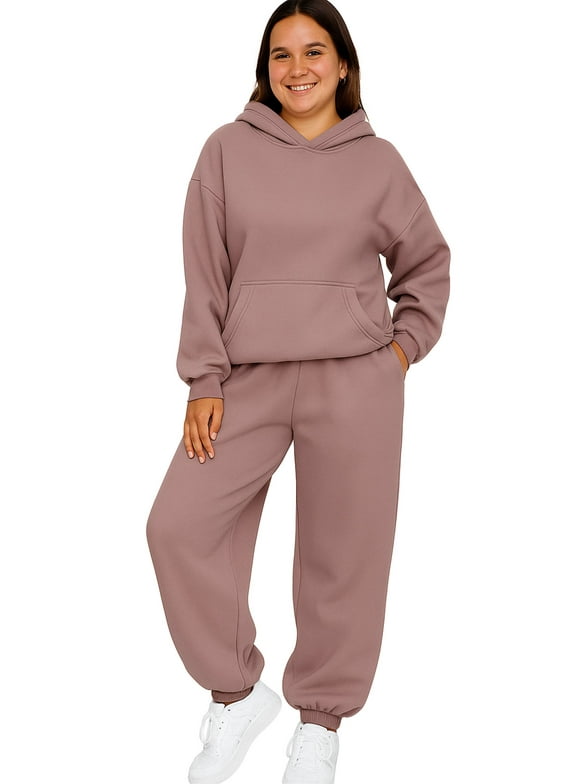 Women's Tracksuit Set 2 Piece Hoodie Sweatpants Lounge Oversized Sweatsuits Fall Outfits