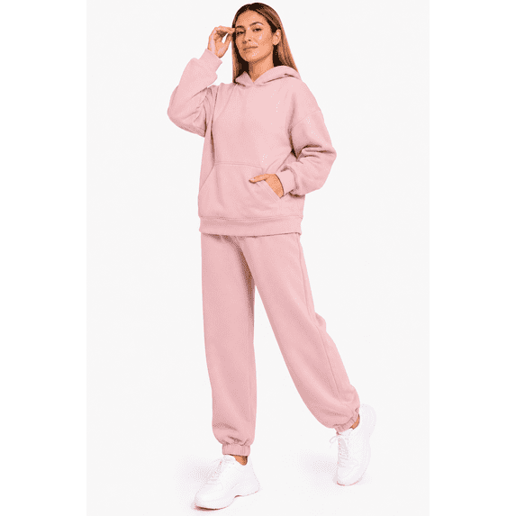 SPXTREME Women's Tracksuit Set 2 Piece Hoodie Sweatpants Lounge Oversized Sweatsuits Fall Outfits