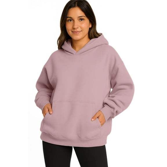 SPXTREME Womens Oversized Fleece Hoodie Sweatshirt Cozy Fall Winter Fashion Pullover Travel Outfit
