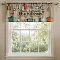 thumbnail image 1 of SPXUBZ Cartoon Kitchen Window Valance Cute Kitchen Curtain Valance Rod Pocket Home Decor, 1 of 5
