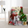 thumbnail image 1 of SPXUBZ Christmas Baking Pattern Flannel Blanket Soft Plush Throw Blanket Holiday Decor Cozy Warm Blanket for Sofa Bed Home 50"x40", 1 of 5