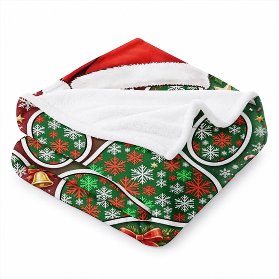 SPXUBZ Christmas Tree Pattern Throw Blanket 50x60 Inch, Holiday Decorative Soft Fleece Blanket, Cozy Winter Home Decor for Sofa Bed 60"x50"