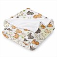 thumbnail image 1 of SPXUBZ Cute Animal Pattern Throw Blanket 50x60 Inch, Soft Fleece Blanket, Cozy Cartoon Style Home Decor Blanket for Bedroom Living Room 80"x60", 1 of 5