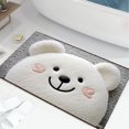 thumbnail image 1 of SPXUBZ Cute Bear Face Pattern Print Non Slip Kitchen Mats Bathroom Rugs Floor Mats for Floor 28.4W x 20.5H inch, 1 of 5