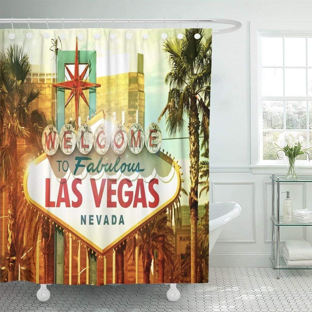 Welcome To Las Vegas Sign Shower Curtain