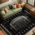 thumbnail image 1 of SPXUBZ Football Field Velvet Area Rug, Sports Stadium Rectangle Floor Carpet, Soft Plush Non Slip Rug for Bedroom Game Room Decor 78.7"×55.1", 1 of 5