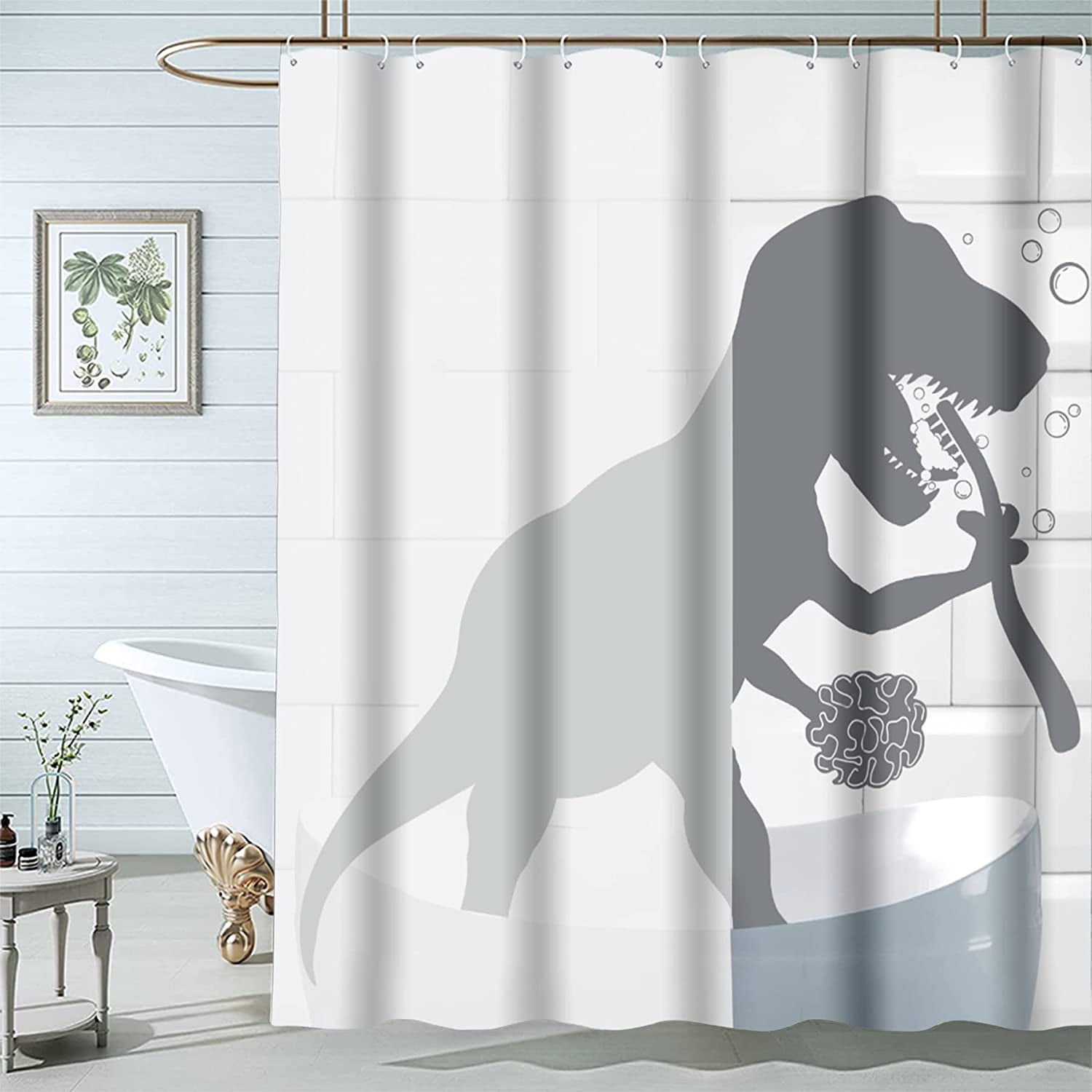  Vercico Sports Shower Curtain Set for Bathroom Decor Shower  Curtain,Boy Football Curtain for Bathroom Showers and Bathtubs, 72 x 72  inches Long, Hooks Included : Home & Kitchen