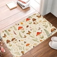 thumbnail image 1 of SPXUBZ Non Slip Flannel Polyester Floor Mat Mushroom And Butterfly Pattern For Bathroom Kitchen Bedroom Decoration 31.5x19.7 inch, 1 of 5