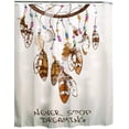 thumbnail image 1 of SPXUBZ Shower Curtain Liner Chic Boho Curtain with Hooks Multicolor 72x72In Wide Waterproof Bathroom Shower Curtain Panel Sheer Decor with Hooks for The BathroomBathroom Cecor, 1 of 5