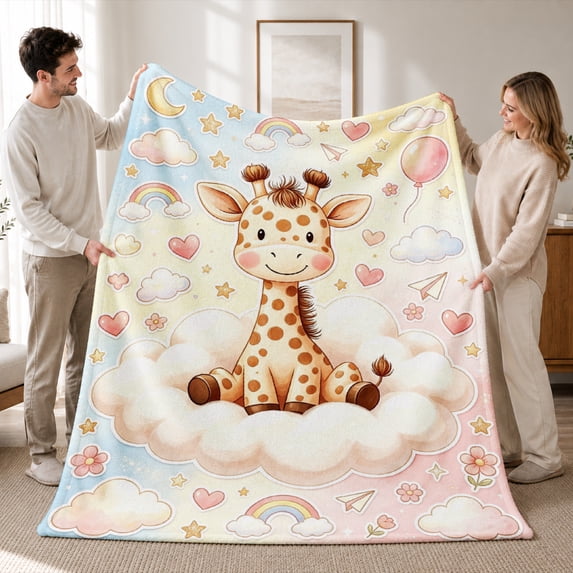 SPXUBZ Snowman Christmas Throw Blanket 50x60 Inch, Holiday Character Design Soft Fleece Blanket, Cozy Winter Sofa Decor 80"x60"