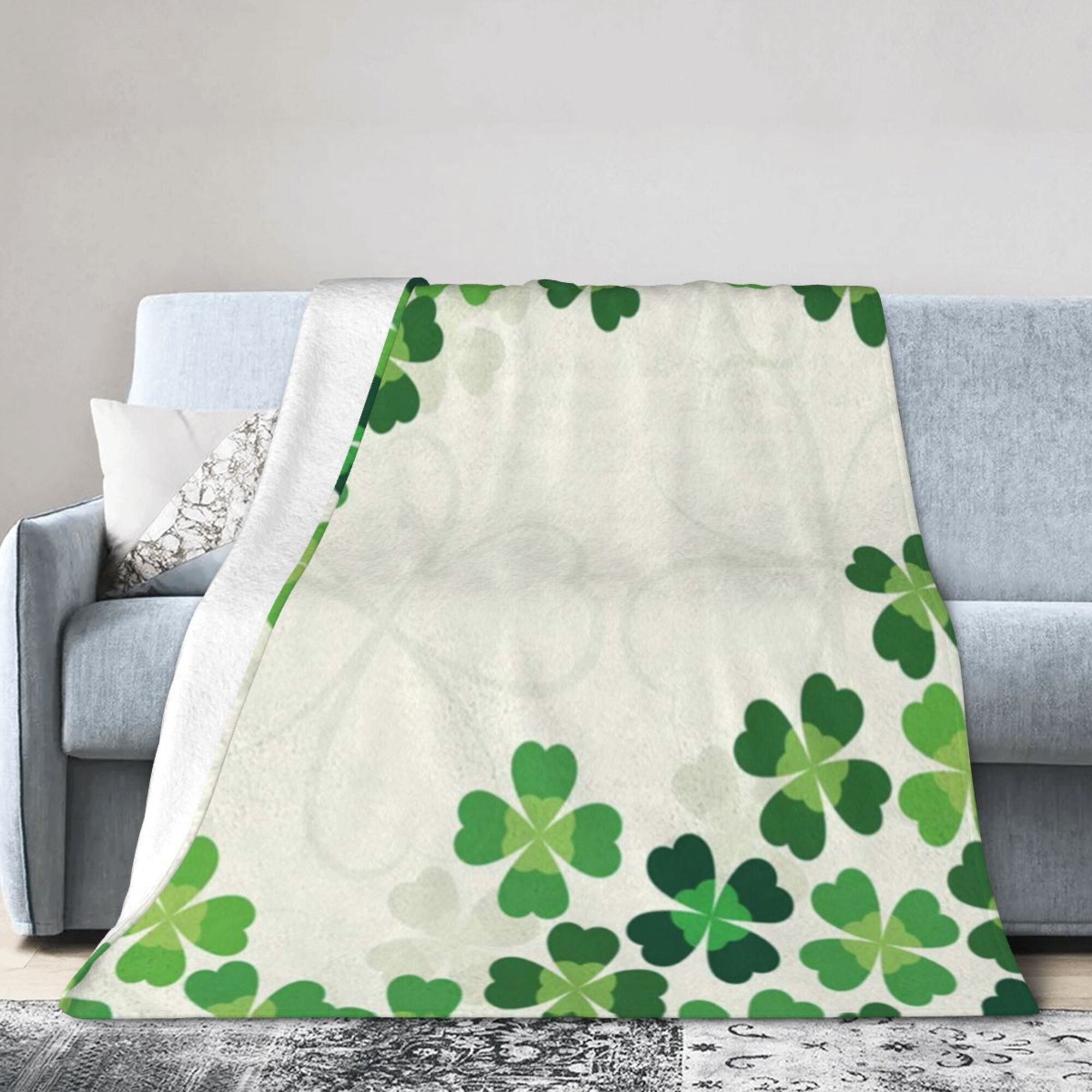 Shamrock throw blanket hotsell