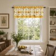 thumbnail image 1 of SPXUBZ Sunflower Window Valance Curtain Yellow Floral Pattern Rod Pocket Kitchen Curtain Country Farmhouse Decor, 1 of 5