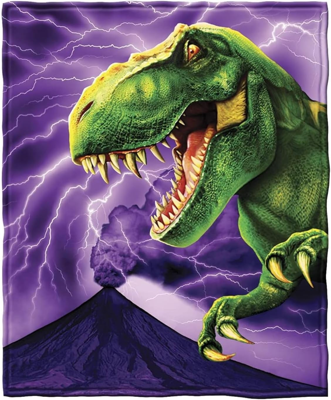 SPXUBZ TRex Blanket for Bed, 50" x 60" Jurassic Throw Blanket for Boys