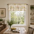 thumbnail image 1 of SPXUBZ Vintage Floral Window Valance Curtain Botanical Garden Pattern Rod Pocket Short Curtain Kitchen Home Decor, 1 of 5