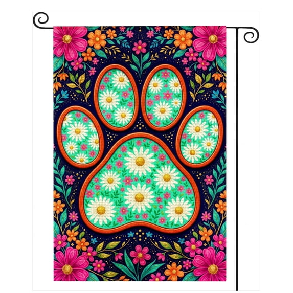 SPXUBZ Winter Cardinal Bird Snow Scene Garden Flag, Polyester Outdoor Lawn Yard Decorative Flag, 12x18 Inch Single-Sided Print
