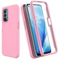 thumbnail image 1 of SPY CASE for OnePlus N200 5G Case with Built-in Screen Protector,Rugged PC Front Cover + Soft TPU Non-Slip Cover, Shockproof Full-Body Protective Case Cover - Pink, 1 of 5