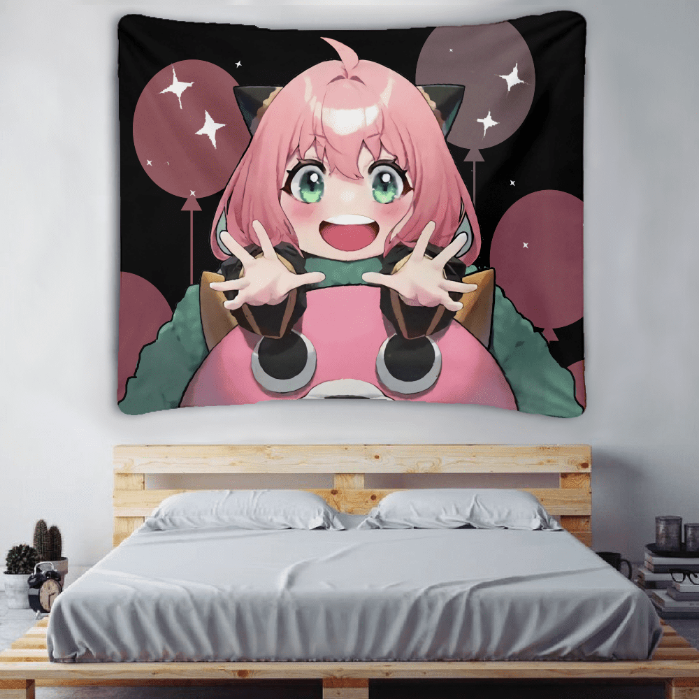 SPY×FAMILY Anime Tapestry Wall Tapestry for Bedroom Aesthetic Twilight