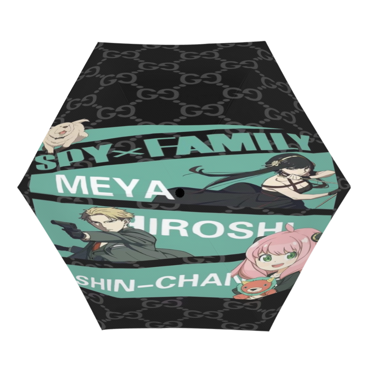 SPY×FAMILY UV sunshade manual open and close, compact, portable, UV coating, rain, wind