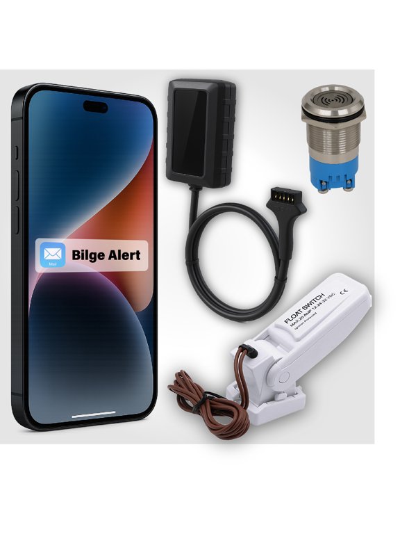 GV57 Boat GPS Tracker & Bilge Alarm System, IP67 Waterproof
