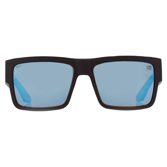 SPY SPY-670000000181 Cyrus Sunglasses, Matte Black Mirror