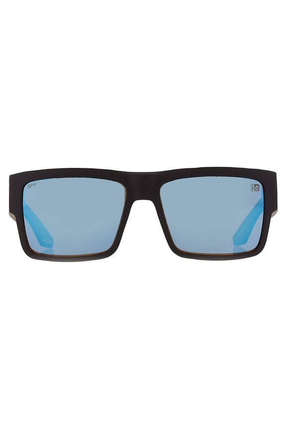 SPY SPY-670000000181 Cyrus Sunglasses, Matte Black Mirror