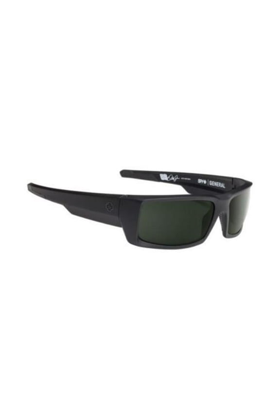 673118973863 General Sunglasses, Soft Matte Black & Happy Gray Green