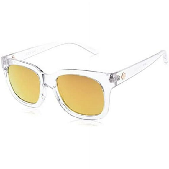 SPY SHANDY CRYSTAL Gray / Gold Mirror Sunglasses 6700000000011 52mm