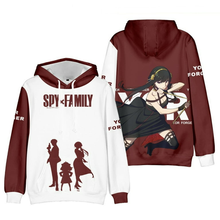 SPY X FAMILY Merch Hoodie Streetwear Clothes Cosplay Sweatshirt Harajuku  Long Sleeve 