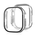 thumbnail image 1 of SPYCASE 2 Pack Hard Case Compatible for Apple Watch Ultra 2 / Ultra 49mm Series 8/9 Case with Tempered Glass Screen Protector Protective Cover - Silver, 1 of 6