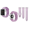 thumbnail image 1 of SPYCASE Apple Watch Band 42/44/45mm Lavender 3pcs Adjustable Size Silicone Bands (Sm-Med & Med-Lg Wrist Lenght), 1 of 2
