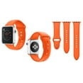 thumbnail image 1 of SPYCASE Apple Watch Band 42/44/45mm Orange 3pcs Adjustable Size Silicone Bands (Sm-Med & Med-Lg Wrist Lenght), 1 of 1