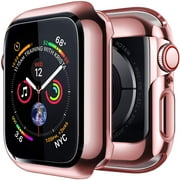 SPYCASE Built-in TPU Screen Protector All-Around Protective Case for Apple Watch 38mm, 1 Count