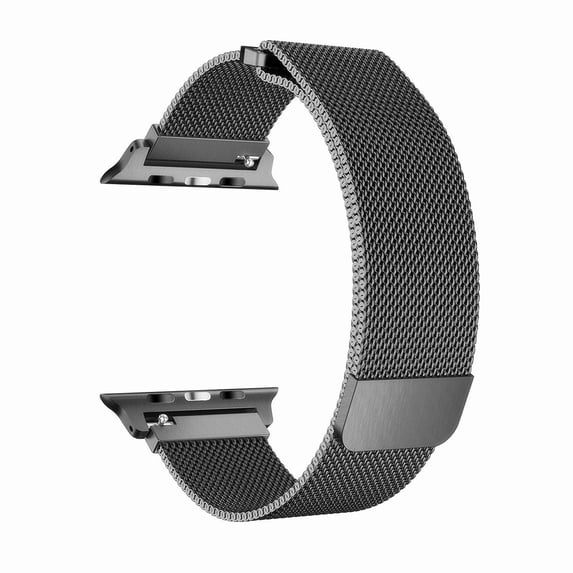 SPYCASE For Apple Watch Band 42/44mm, Milanese Loop Replacement iWatch Band for Series SE 7 6 5 4 3 2 1 - Black