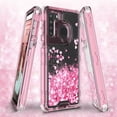 thumbnail image 1 of SPYCASE for Samsung Galaxy A11 Case Liquid Glitter Waterfall Heavy Duty Shockproof for Girls Women Cover - Pink, 1 of 7