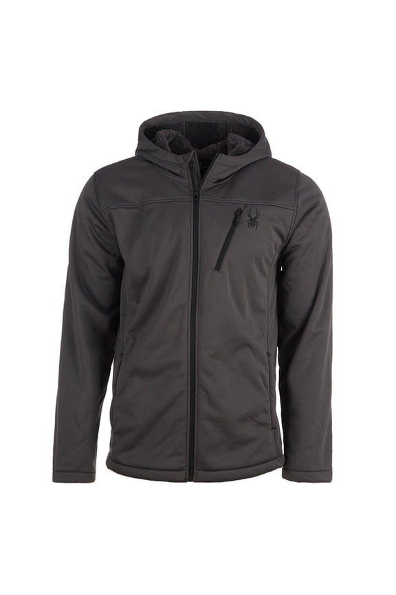 MEN'S FORCE FAUX FUR LINED ZIP UP JACKET, SIZE MEDIUM, POLAR, SPFGM123