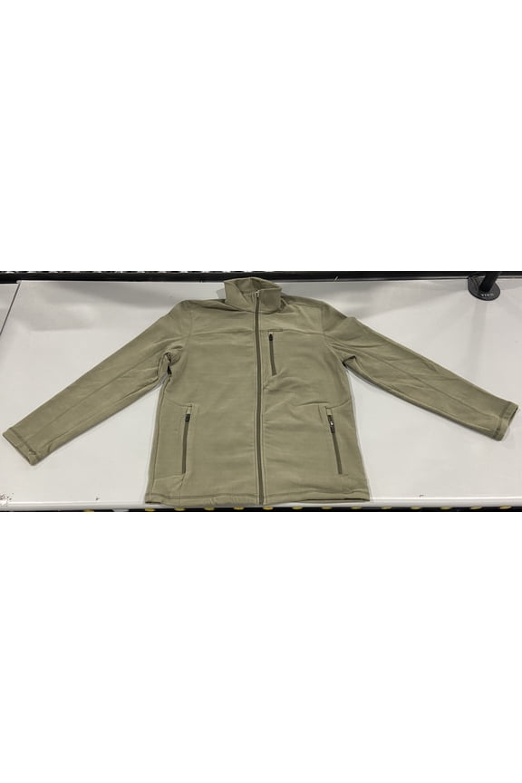 MEN'S FULL ZIP JACKET, OLIVE, MEDIUM, SMF012