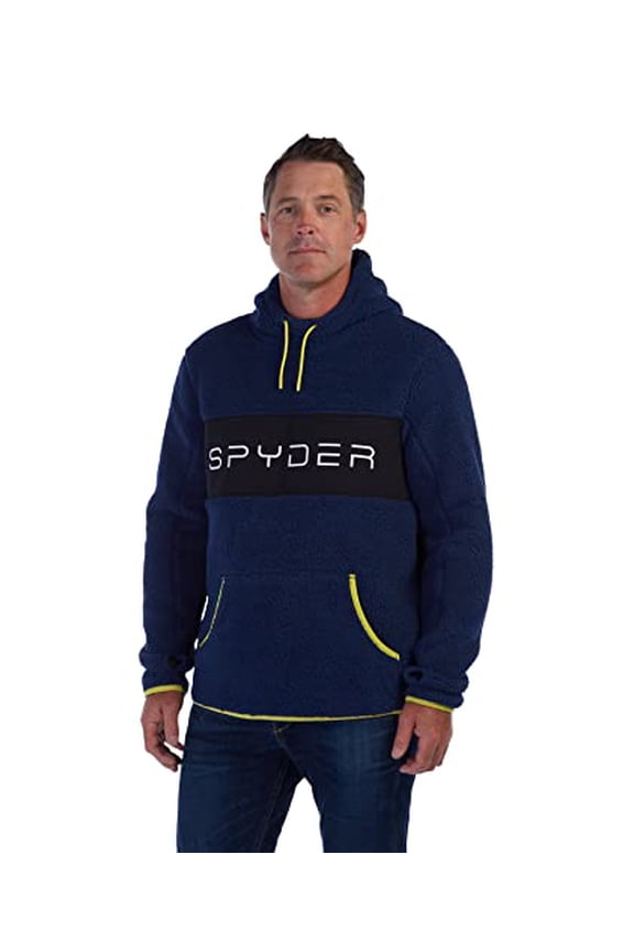 MEN'S VISTA HOODIE FLEECE JACKET - SIZE: MEN M - ABYSS
