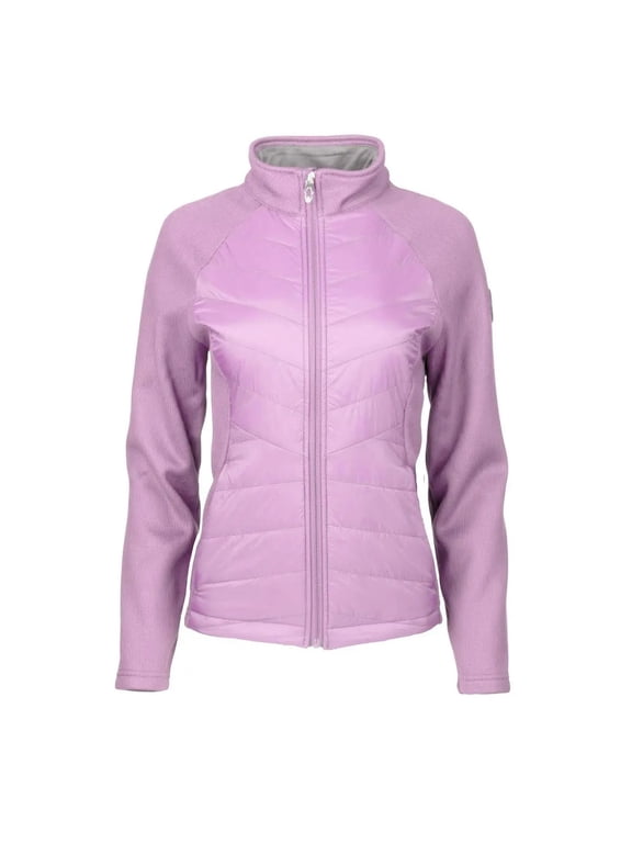 WOMEN'S NOVA FULL ZIP HYBRID JACKET, LILAC, MEDIUM