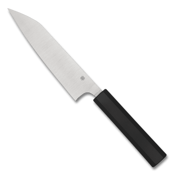 SPYDERCO Funayuki Kitchen Knife K16PBK CTS BD1N Steel Black Polypropylene Pocket Knives