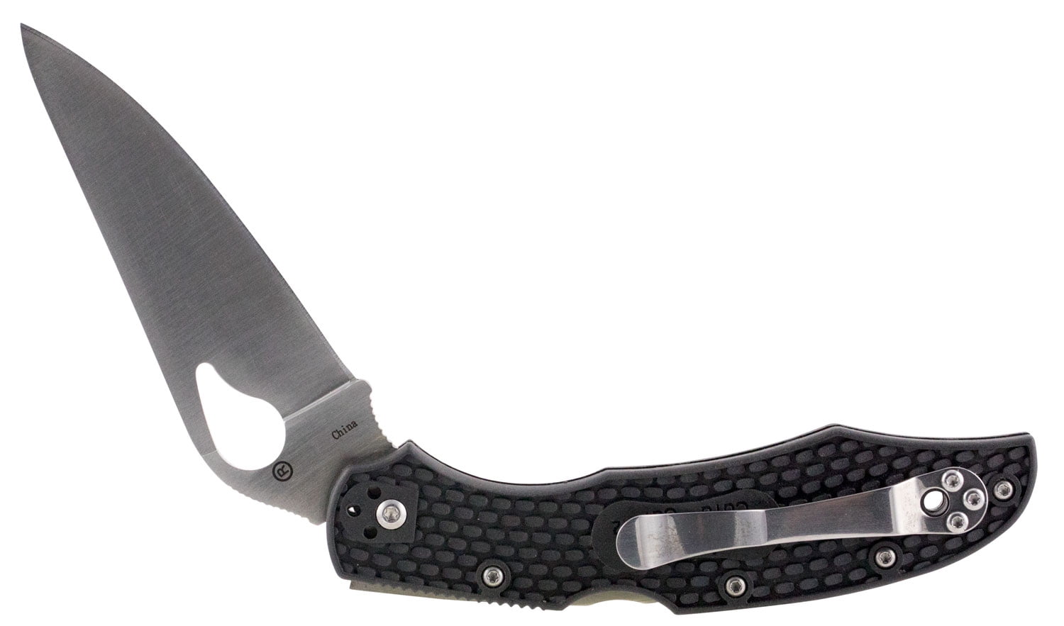 Spyder Co Cara Cara Folder Drop Point Blade Black