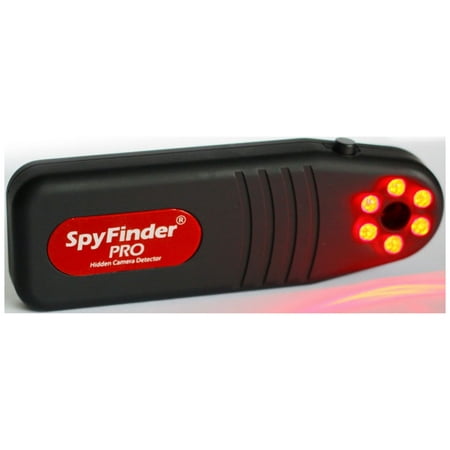 SPYFINDER PRO Hidden Spy Camera Detector - Portable Pocket Sized Camera Finder Locates Hidden Camera in Your House, Office, AirBnB Rentals, Hotel Rooms, Gyms, Locker Rooms, Bathrooms, Dressing Rooms