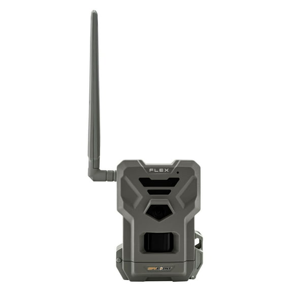 SPYPOINT FLEX Dual SIM Cellular Trail Camera, 33MP Photos, 1080p Video with Sound, GPS, 100ft Detection, LTE, Hunting & Wildlife